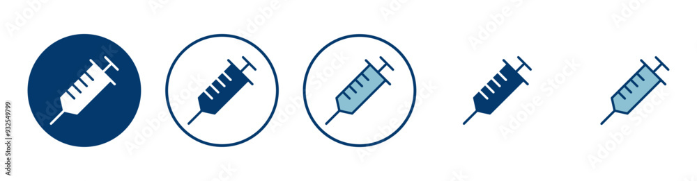 Syringe icon vector isolated on white background. injection icon Syringe icon vector isolated on white background. injection icon
