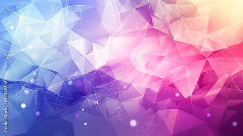 Colorful Abstract Triangle Background in Light Navy and Light Magenta