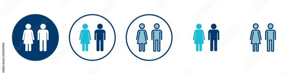 Man and woman icon vector isolated on white background. male and female symbol Man and woman icon vector isolated on white background. male and female symbol