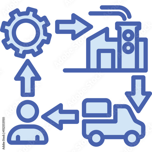 Supply Chain Icon