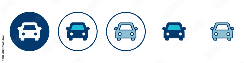 Car icon vector isolated on white background. Car icon vector. Car icon vector isolated on white background. Car icon vector.