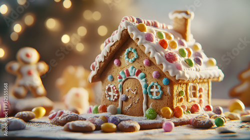 Whimsical gingerbread house sweet treats delight