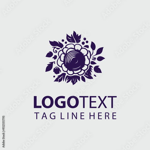 Floral Camera Logo Illustrations