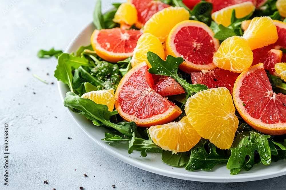 Citrus and Arugula Salad with Black Pepper Citrus and Arugula Salad with Black Pepper
