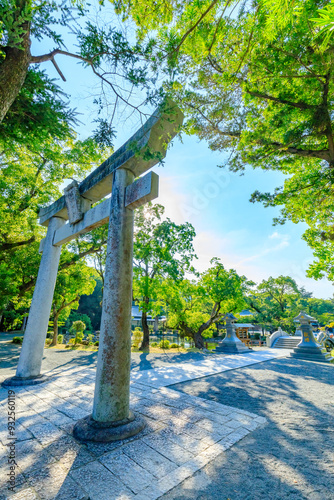 夏の宗像大社　辺津宮　福岡県宗像市　Munakata Taisha Shrine in summer. Fukuoka Pref, Munakata City. photo