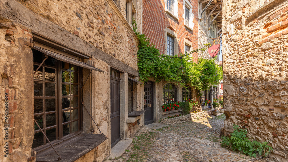 The beautiful medieval city of Pérouges in France on August 20th 2024 The beautiful medieval city of Pérouges in France on August 20th 2024