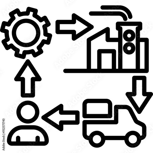 Supply Chain Icon