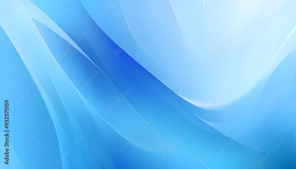 Fototapeta premium Bright and light blue gradation, texture, light, space, background image, banner, advertising, space, digital