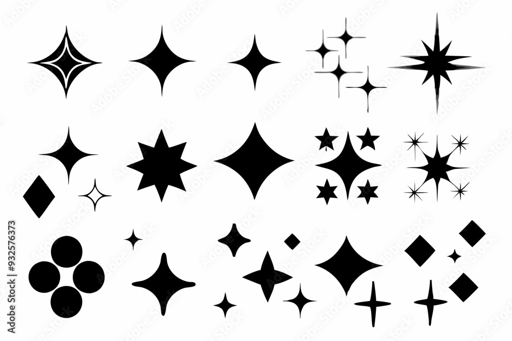sparkles icon vector bundle, set of star sparkles icons
sparkles icon vector bundle, set of star sparkles icons
