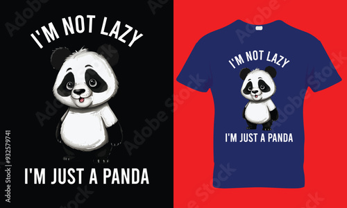 I am not lazy t-shirt vector