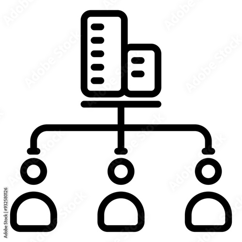 company icon, line icon style