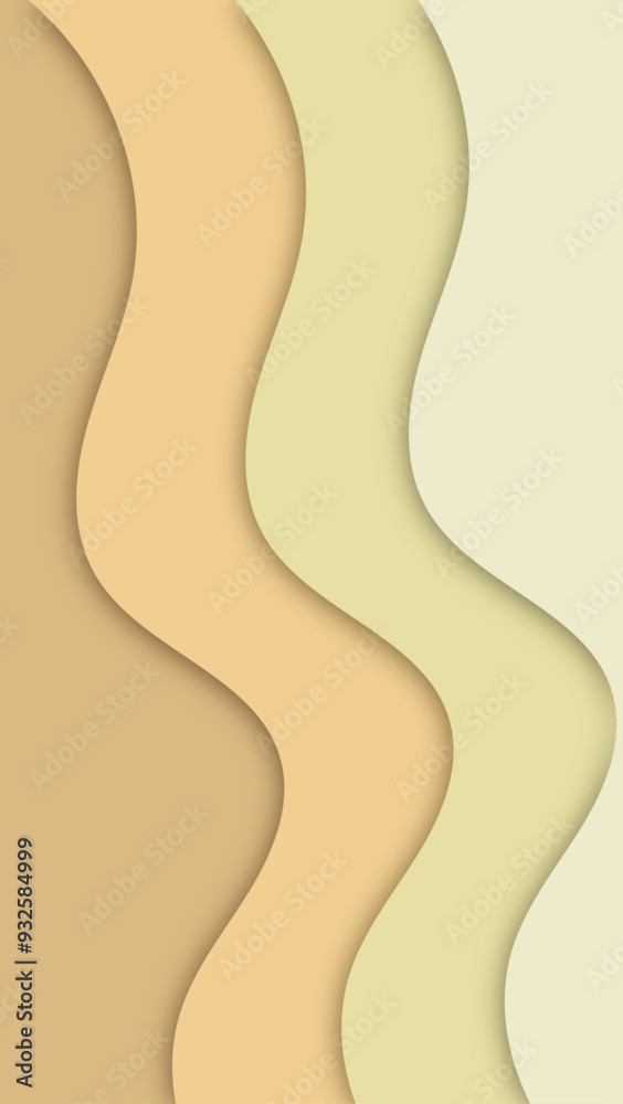 Abstract paper cut shape wave background Abstract paper cut shape wave background