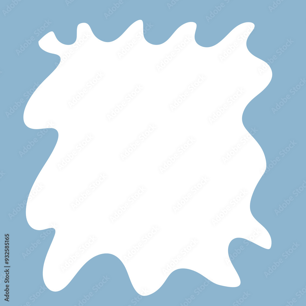 Hollow Frame Abstract Wavey Shapes Backdrop Hollow Frame Abstract Wavey Shapes Backdrop