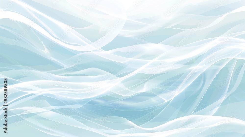 Abstract Blue and White Wavy Pattern Abstract Blue and White Wavy Pattern
