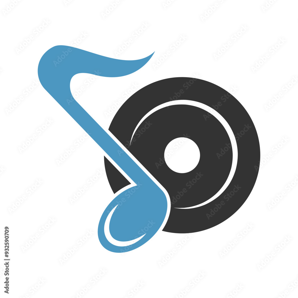 Music logo icon design Music logo icon design