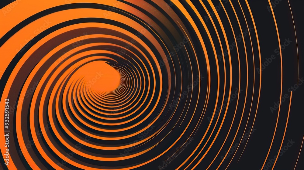 Abstract orange and black swirling pattern Abstract orange and black swirling pattern