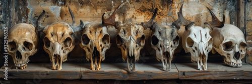 Eerie animal skulls for Halloween decor