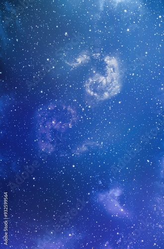 A space of the galaxy ,atmosphere with stars at blue background