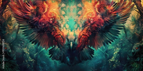 Psytrance cover artwork for the track 