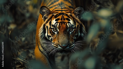 tiger at Jim Corbett national park : Generative AI photo