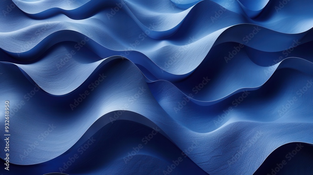 Abstract Blue Waves Background Abstract Blue Waves Background