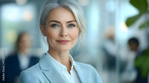 A confident woman in a prof...