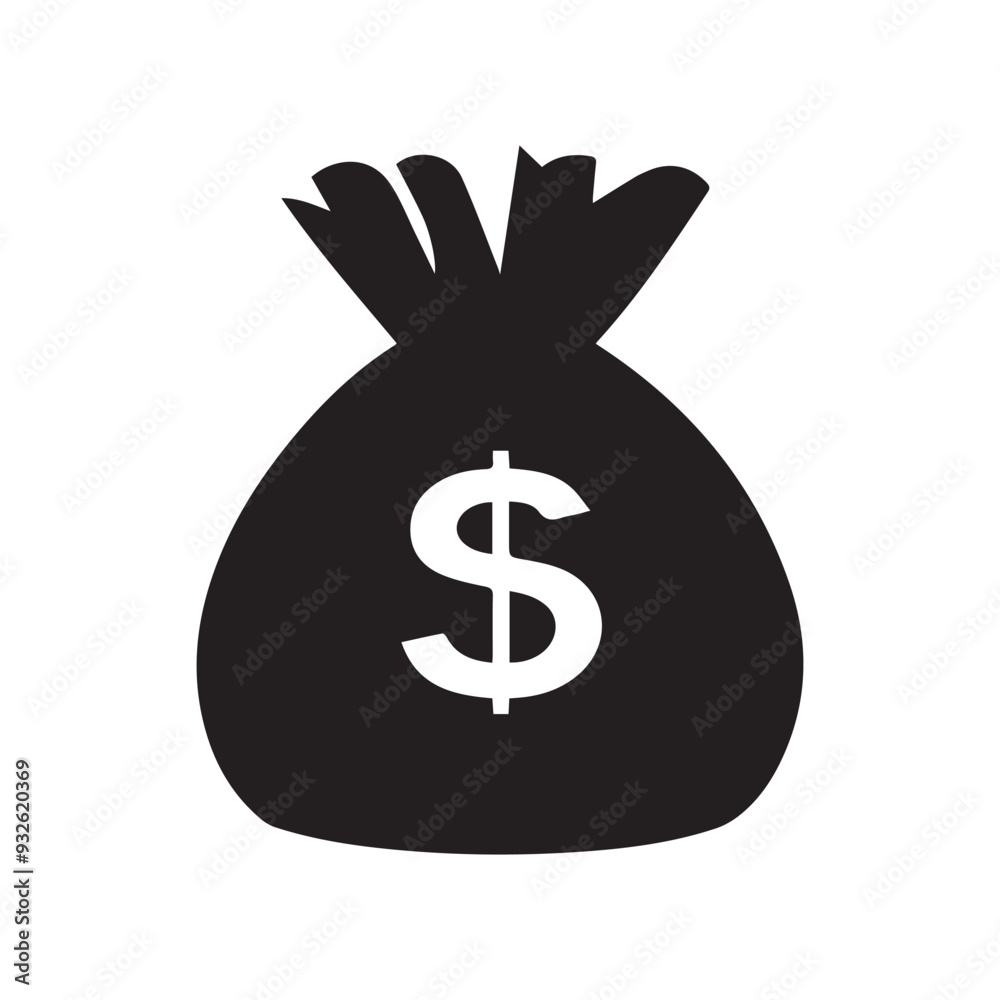 Dollar bag money cash coin business buy design. Dollar bag money cash coin business buy design.