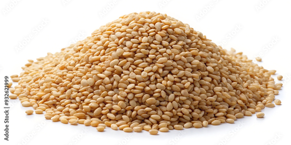 Sesame seeds with clipping path in full depth of field Sesame seeds with clipping path in full depth of field