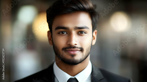 A confident young man in a ...