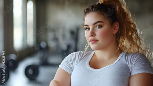 A confident young woman in ...