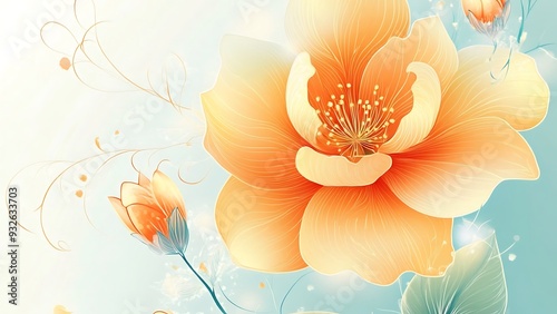 Golden Petal Radiance