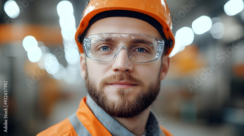 A man in safety gear poses ...