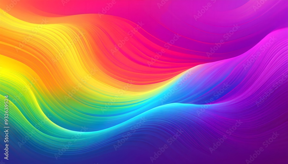 Obraz premium Abstract gradient wallpaper rainbow colorful background. Equality between homosexuals and heterosexuals concept. LGBT community.