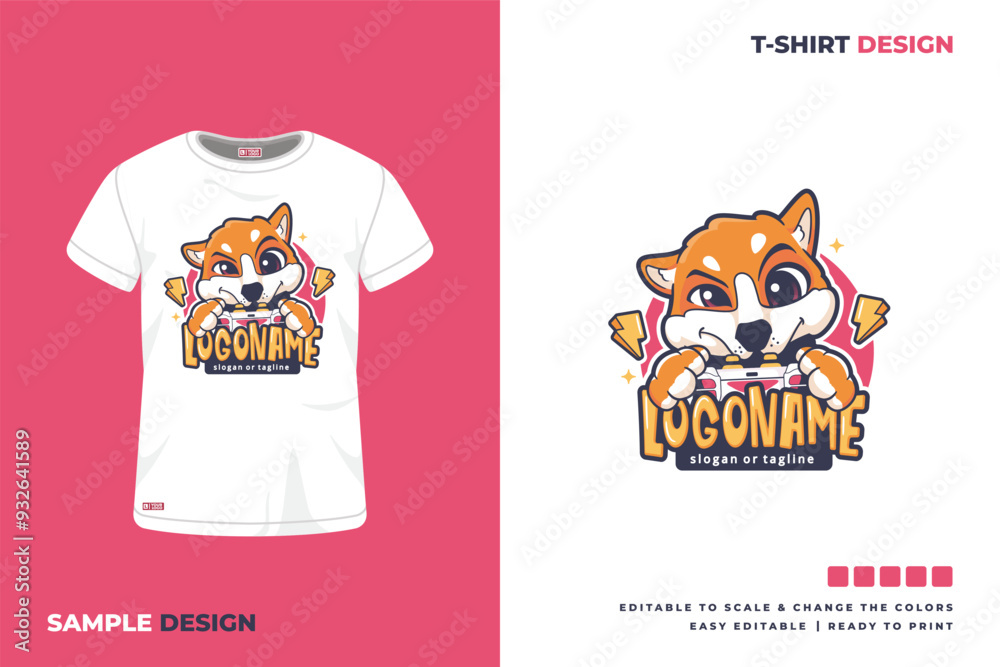cute fox cartoon t shirt design cute fox cartoon t shirt design