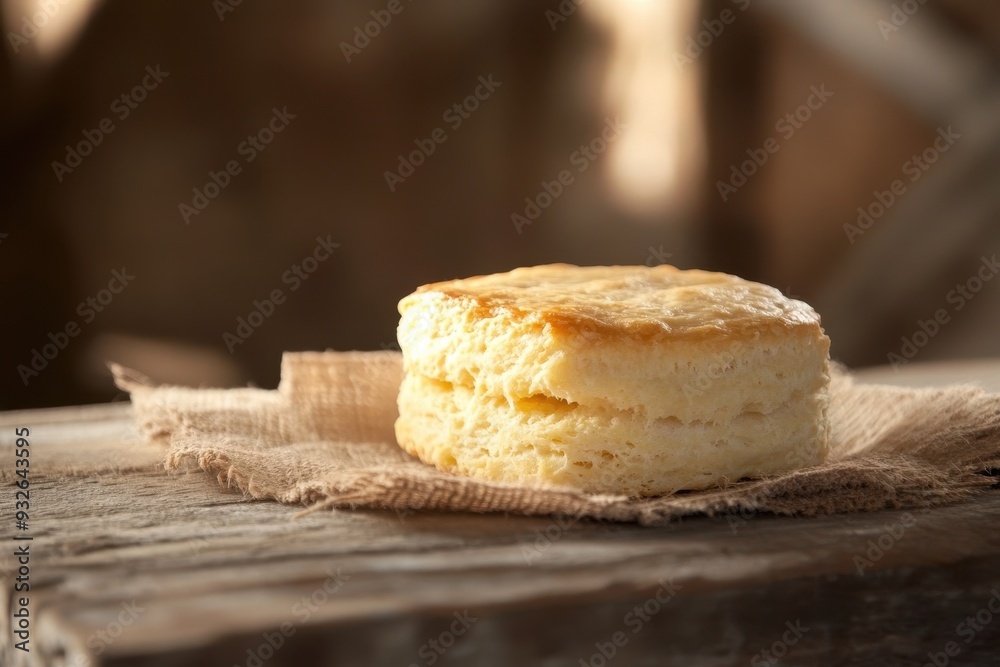 Newly made buttermilk biscuit Newly made buttermilk biscuit