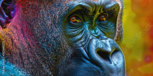 Silverback Gorilla at Werribee Open Range Zoo photo