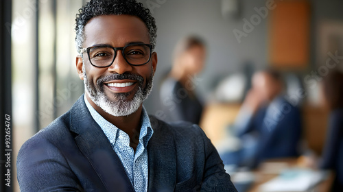 A smiling man in a professi...