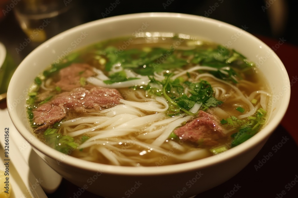 Vietnamese rice noodle known as Pho Vietnamese rice noodle known as Pho