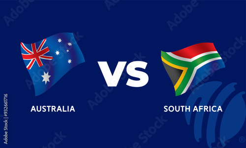 Australia VS South Africa Cricket Match Template