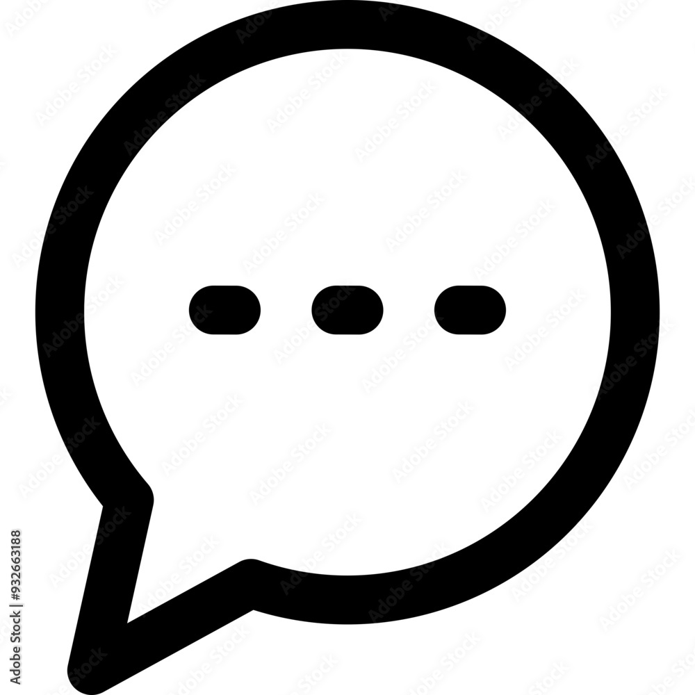 Fototapeta premium Chat Icon