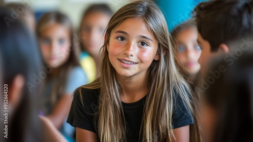 Young Girl Smiles.