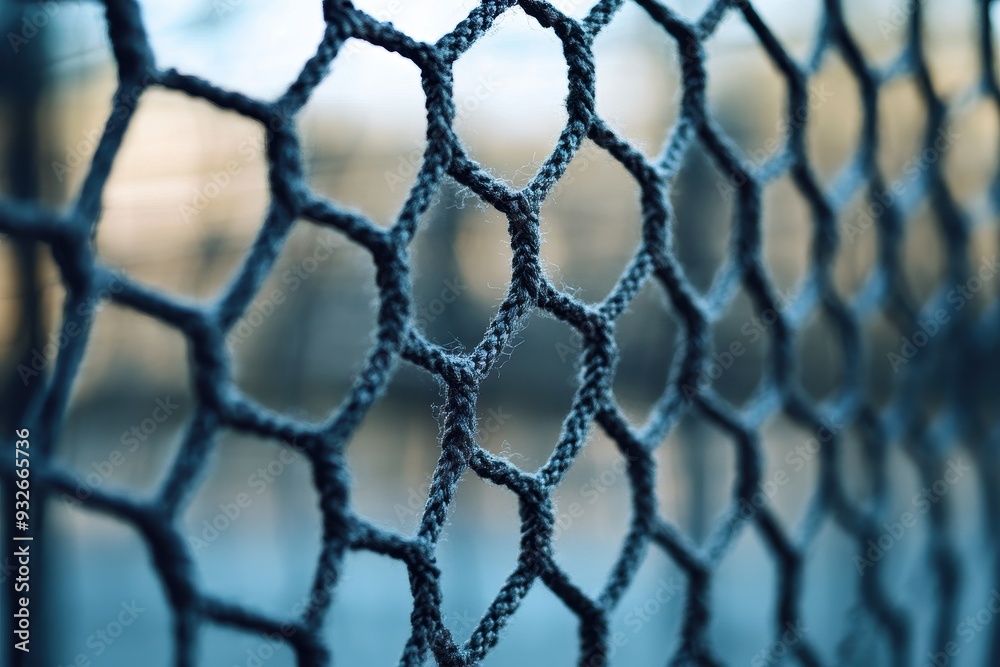 Naklejka premium Volleyball net Sports net for volleyball