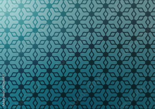 Geometric blue abstract pattern presentation background