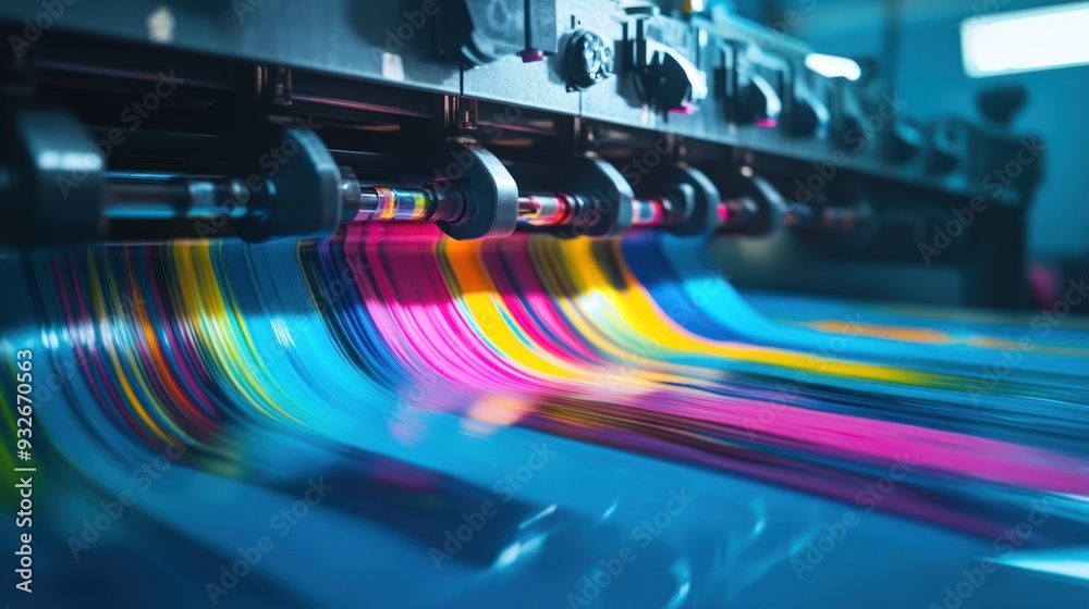 Printing Press in Action Printing Press in Action