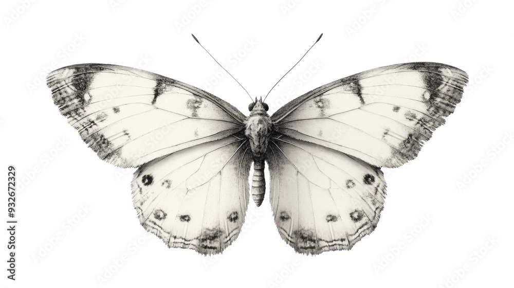 Black and White Butterfly Black and White Butterfly