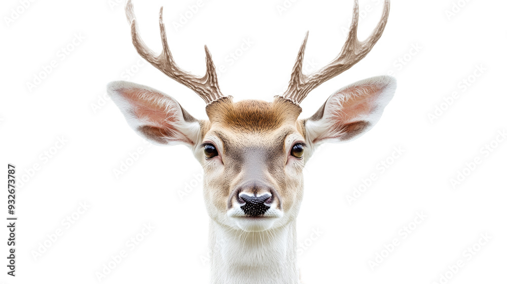 Portrait of a Curious Deer Portrait of a Curious Deer