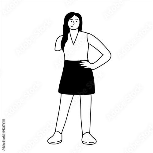 Woman with one arm