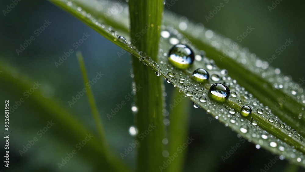 Nature Scenes:Morning Dew: Close-up shots of dew drops on leaves or grass. Nature Scenes:Morning Dew: Close-up shots of dew drops on leaves or grass.