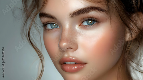 Close-up portrait of a youn...