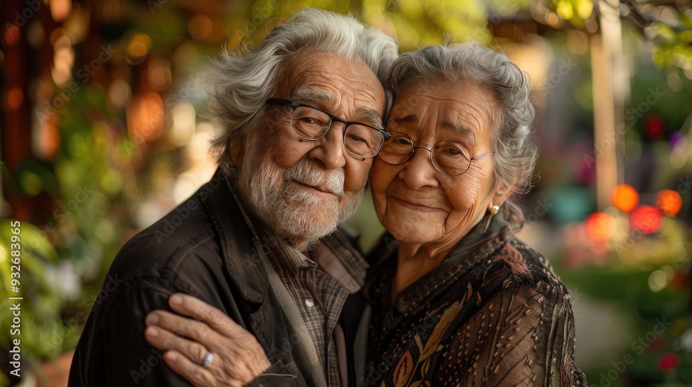 senior woman nad man dancing together in garden in summer senior woman nad man dancing together in garden in summer